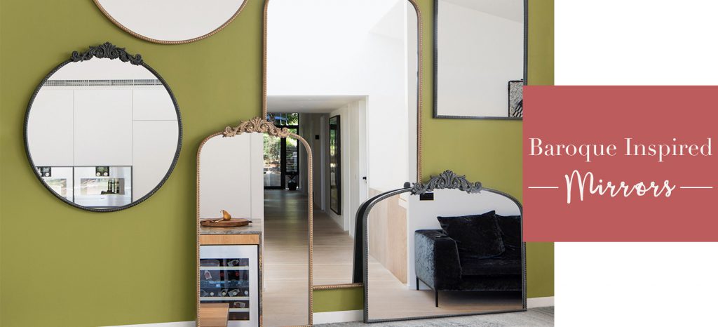 Baroque inspired mirrors