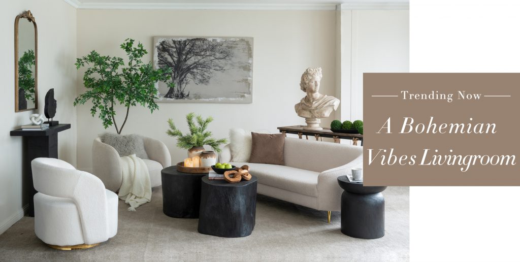 A Bohemian Vibe Livingroom
