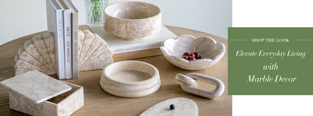 Elevate Everyday Living with Marble Decor