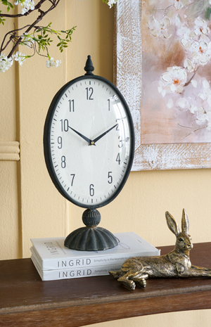 Tabletop Mirrors, Clocks & Art